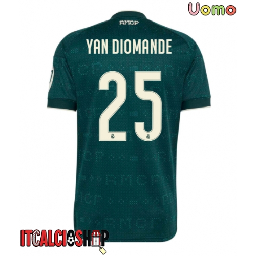 Real Madrid Yan Diomande #25 Seconda Maglia 2026-27 Manica Corta